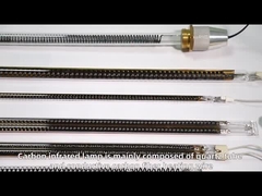 RS het Kwarts Heater Tube, Enige Buis Infrarode het Verwarmen Lamp van de koolstofvezel