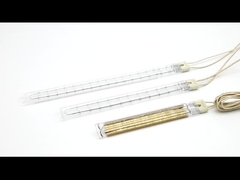 TC01 Goudreflector Twin Tube Infrarood Lampen, 500V Quartz Halogeen Verwarming Lampen