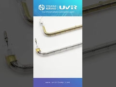 U-type kortgolf-infraroodverwarmingselementbuis met reflector