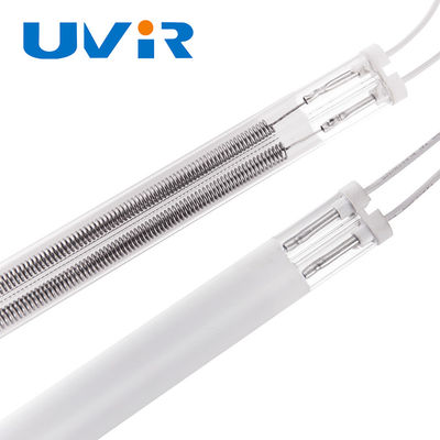 Goede prijs 4000W Twin Tube Medium Wave Infraroodlamp Witte Coating 400V online