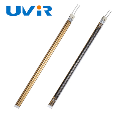 Goede prijs Dubbele/rechtstreeks de Koolstof van het Buishalogeen Infrarode het Verwarmen Lamp 4155V 3500W online