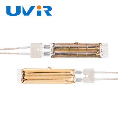 Goede prijs Gouden Twin Tube Kortegolf IR Lamp 2400W 380V Kwarts Verwarming online