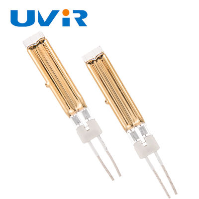 Goede prijs Vergulde Twin Tube Kortegolf Infrarood Verwarmingslamp 400-6000W online