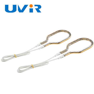 Goede prijs UVIR Goud Gecoate Kwarts Infrarood Verwarmingslamp Buis 100-7600W online