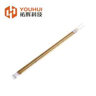 Goede prijs Goud gecoate tweelingbuiswolfraam-infraroodlamp 1000W 220V online