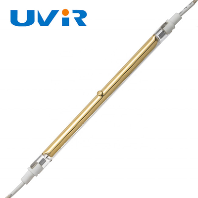Goede prijs De korte van de het halogeenhitte van het golfkwarts van de de lamprs 500W Gouden reflector infrarode lampen online