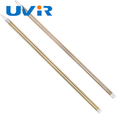 Goede prijs 5250W Medium Wave Infrarood Kwartsbuis Lamp Goud Gecoat online