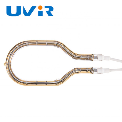 Goede prijs Unieke 230v 2200W Ring Infrarood Lampen Goud Reflector Elektrisch Warmte Element online