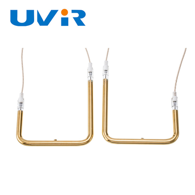 Good price 230V 910With u u-Type het Verwarmen Delen van het de Reflectorkwarts van de Elementenbuis de Gouden online