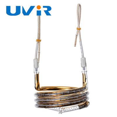 Good price De UVIR Aangepaste Met een laag bedekte Radiator 2700w 380v van Ring Shaped Heating Element Tube Goud online