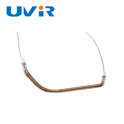 Good price Contourzender plateerde 3D Infrarode het Verwarmen Elementenbuis met Goud Weerspiegelende Laag online