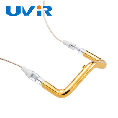 De goud Met een laag bedekte Kwarts het Verwarmen Toebehoren van het Lamp Auto Plastic Lassen