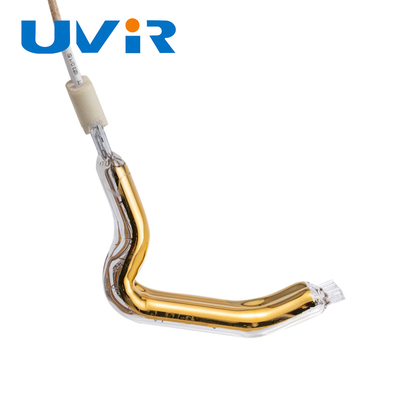 Good price L Type het Dubbele Buis Korte Golf Infrarode het Verwarmen Met een laag bedekte Goud van de Lampbuis online