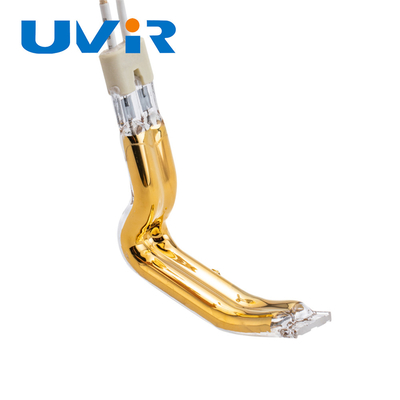 Good price 150-6000w l-vormige Dubbele Infrarode Verwarmende Buisgoud Geplateerde OEM online