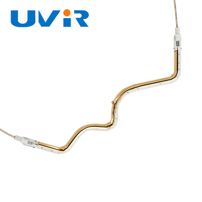 Good price Goud Geplateerde Kwartszenders Infrarode het Verwarmen Industriële Elementenbuis online