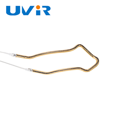 Good price 3D Type Element Buis Kwarts Infrarood Verwarming Lamp Buis Goud Gecoat online