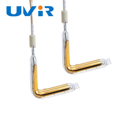 Good price Goud gecoate L-type halogeen infrarood kwartsbuis voor verwarming van kunststoflassen online
