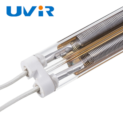 Goede prijs 4400W Middengolf Infraroodlamp Goud bedekte kwartsbuis online