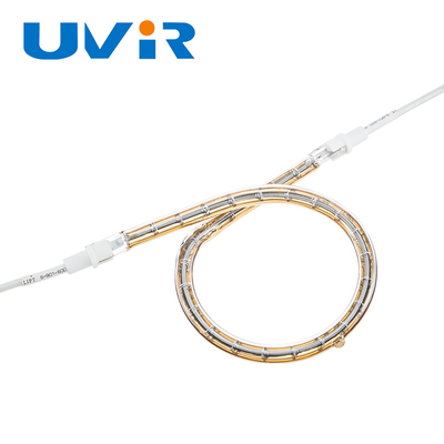Good price Het goud bedekte Weerspiegelende het Verwarmen van Laagring infrared lamps for bending Delen met een laag online