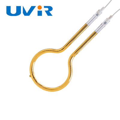 Good price 100-7600W Ring Infrared Heater Lamp, Gouden de buisverwarmer van IRL van het Reflectorkwarts online