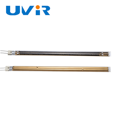 Good price Semi Gouden Dubbele Buiskoolstof Infrarode het Verwarmen Buis Middelgrote Golf online