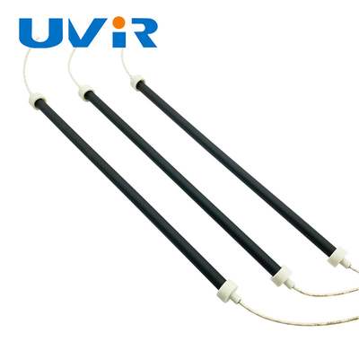 Good price 150W-2000W enkele buis infraroodlamp 50-500 mm zwarte golf lange buis voor uitharding online