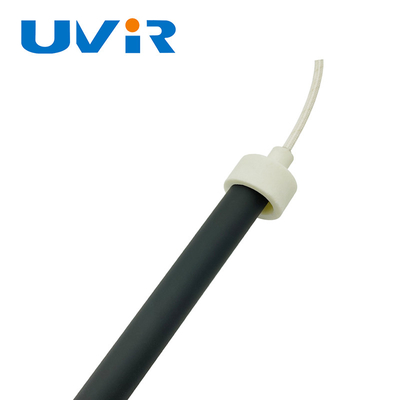 1500w kwartsbuis infraroodlamp 50-500 mm lange golf zwarte buis voor industrieel gebruik