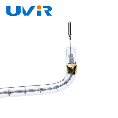 200-4000W U-type kwartsverwarming Halogeenbuis, 2D Clear Short Wave Ir Lamps