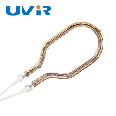 Good price Gold Reflector Quartz Tube Shortwave Infrarood Ring Halogeen Verwarming Lamp 200-6000W online