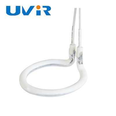Good price Infraroodverwarmingsbuis met een enkelbuis Circulaire lamp met hoge voet halfwit geplatte online