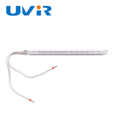 Twin Tube Short Wave Halogen Infrarood Verwarmingslamp Veel soorten Spanning Wattage Lengte Basiskabels