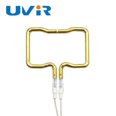 3D Single Tube Gold Coating Infrarood Heating Element Tube Aanpasbare golflengte en afmetingen