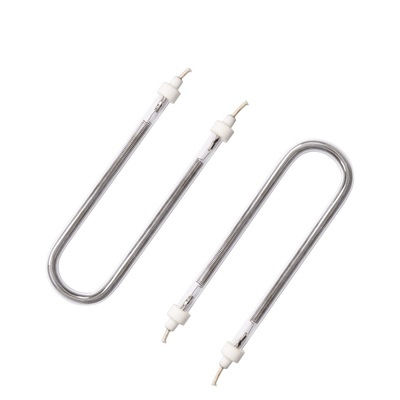 Good price Doorzichtige kwartsbuis en lamp Aanpasbare U-type infrarood verwarmingselement buis 200-6000w online