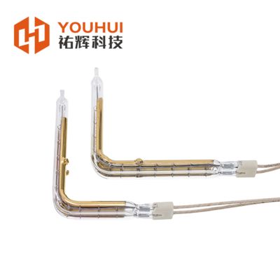 Goede prijs Industrial Use 1250°C Working Temperature High Purity Quartz Infrared Heating Element and Halogen Heating Tube online