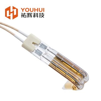 Goede prijs OEM Custom Shape 600W High Purity Quartz Infrarood Heating Element Tube met L-vormig ontwerp online
