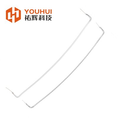 Wit gecoate halogeenverwarmingslamp met een levensduur van 10000-20000 uur en een filamenttemperatuur van 1100-2600 °C voor optimale infraroodverwarming