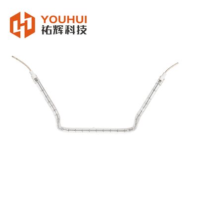 Goede prijs Industriële kwaliteit kwartsglas infrarood verwarmingselementbuis met 150-6000W vermogen en 5000 uur levensduur online