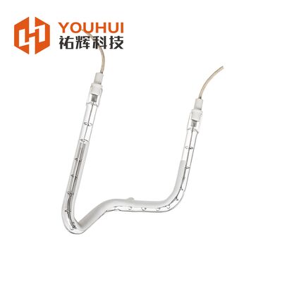 Goede prijs Goudkleurige 1660W 230V Kortegolf IR-lamp Kwarts Infrarood Verwarming voor Industriële Verwarming online