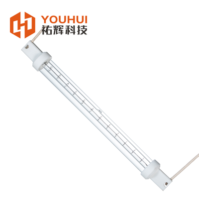 Goede prijs Industriële halogeenlamp met een enkele buis met korte infraroodgolf met 5000 uur levensduur, 1100-2600°C filamenttemperatuur en 200-4000W vermogen online