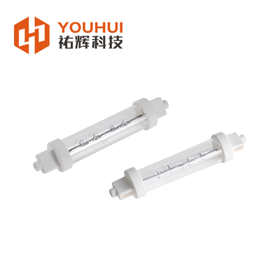 Single Tube Halogen Infrarood Verwarmingslamp met 5000h Levensduur, 1-2μm golflengte en 55-575V Spanning voor commerciële horeca