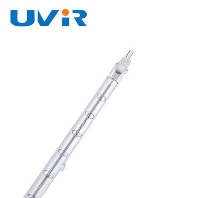 Kwartshalogeen het verwarmen drogende lampen van de lamp de infrarode verf met transparante kwartsbuis
