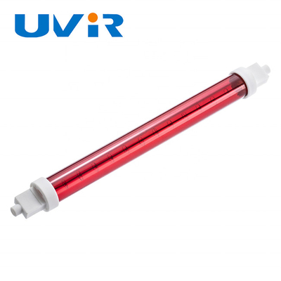 De rode Lampen van de Golfirl van het Kwartsglas Korte 1500mm Ceramisch Infrarood het Verwarmen Element