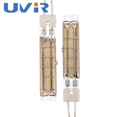 TC01 de gouden Infrarode Lampen van de Reflector Tweelingbuis, 500V-Kwartshalogeen het Verwarmen Lampen