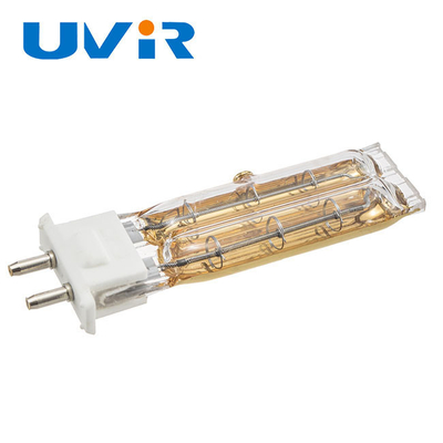 Het Kwarts van TC04 11x23 het Verwarmen Lamp, Tweeling Gouden de Deklaagreflector van de Buislamp