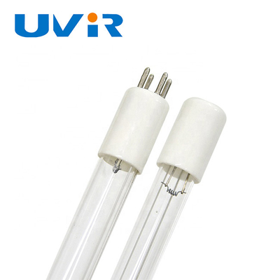 Goede prijs T5 150mm UVC Kiemdodende Lampbol 8W 4 PIN Double End Quartz Tube online