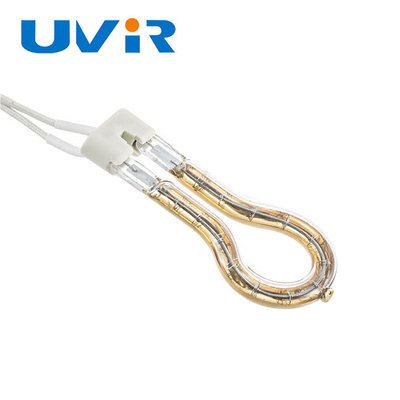 Gouden Reflector Ring Infrared Lamps, Lamp van de de Golfhitte van 115V 200W de Korte