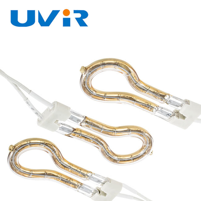 Good price De cirkelgloeidraad van het de Buiswolfram van de Halogeenlamp met Gouden Deklaag online