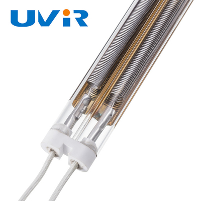 Goede prijs 3250W middelgrote Golf Infrarode Lamp, de Gouden Lamp van de deklaagir-verwarming online