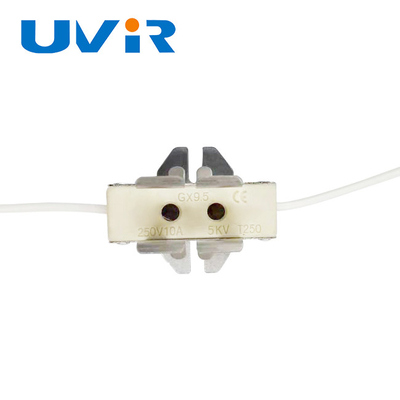 Good price GX9.5 de Lamphouder van IRL, de Klemmen van de de Hittelamp van 250V 5KV voor Tweelingbuisverwarmer online