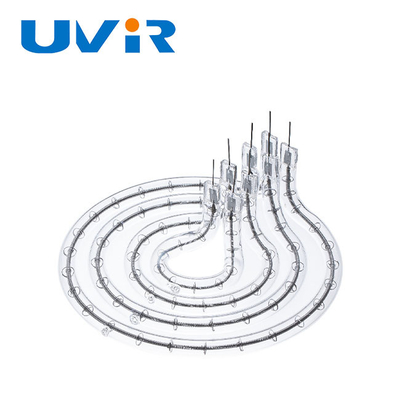 Duidelijke Kwartsbuis Heater Elements 511mm Diameter voor Oven Parts